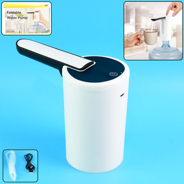 Buy Automatic Drinking USB Charging Portable Pump Dispenser & Get Rice Sieve Washer &  Piano Fruit Forks Set Free!