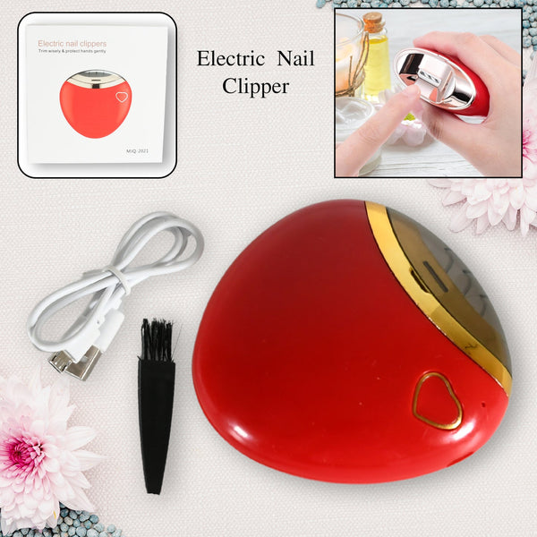 Buy Electric Nail Clipper & Get Baby Nail Cutter Scissors + Nail Polish &amp; Lipstick Stand FREE
