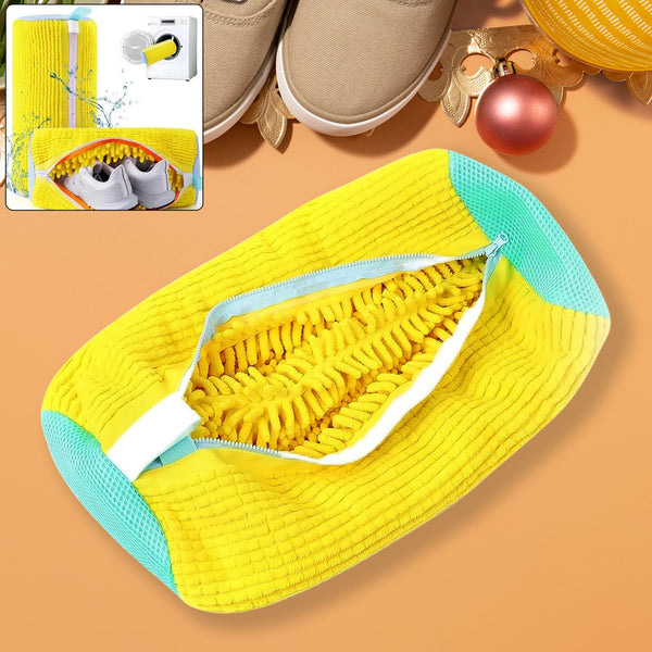 Heavy-Duty Shoe Washing Bag—Get Rotatable Hanger & Organizer FREE!