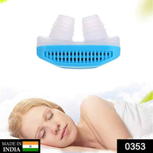 Nose clip that helps prevent snoring and purifies air
