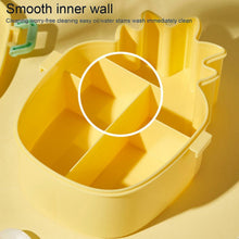 Kids Lunch Box Cute Pineapple Shaped Bento Box with Fork Spoon Snack Container Microwave Portable Office Lunch Box (1 Pc / With Spoon & Fork)