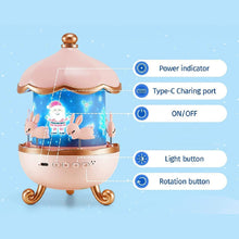 Bunnys Carousel Rotating Led Night Light