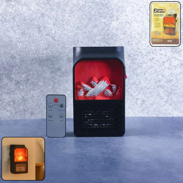 Portable Electric Fireplace Lamp Led Flame Heater (1000w  1 Pc)