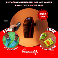 Buy Mini Heater & Get Hot Water Bag & Socks FREE!