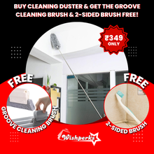 Buy Cleaning Duster & Get the Groove Cleaning Brush & 2-Sided Brush Free!