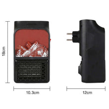 Portable Electric Fireplace Lamp Led Flame Heater (900w  1 Pc)